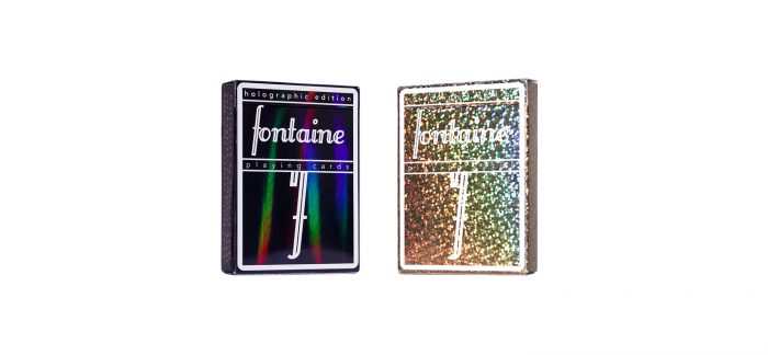 <b>블랙 & 레인보우 홀로 폰테인</b> (Black & Rainbow Holo Fontaines)