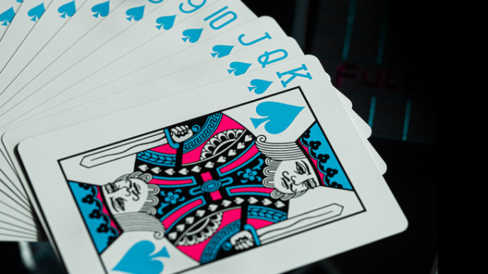 <b>풀톤 아케이드 트론 에디션 핑크 앤 블루 포일 덱</b> <br/>(FULTONS Arcade TRON Edition Pink and Blue Foil Playing Cards) - 이미지 5