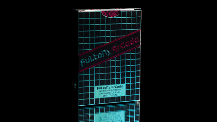 <b>풀톤 아케이드 트론 에디션 핑크 앤 블루 포일 덱</b> <br/>(FULTONS Arcade TRON Edition Pink and Blue Foil Playing Cards) - 이미지 3