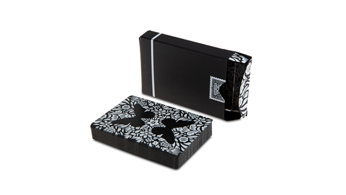 Limited Edition Butterfly Playing Cards Marked (Black and White) by Ondrej Psenicka - 이미지 6