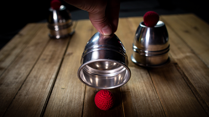 CUPS and BALLS Aluminum (Gimmicks and Online Instructions) by Murphy's Magic - Trick - 이미지 6
