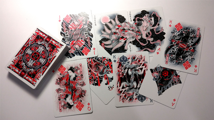 Sumi Kitsune Tale Teller (Craft Letterpressed Tuck) Playing Cards by Card Experiment - 이미지 6