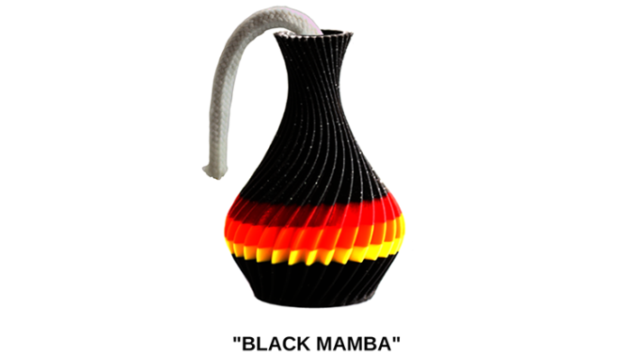 The American Prayer Vase Genie Bottle BLACK MAMBA by Big Guy's Magic- Trick - 이미지 3