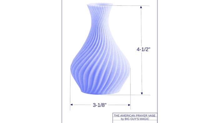 The American Prayer Vase Genie Bottle BLACK MAMBA by Big Guy's Magic- Trick - 이미지 6