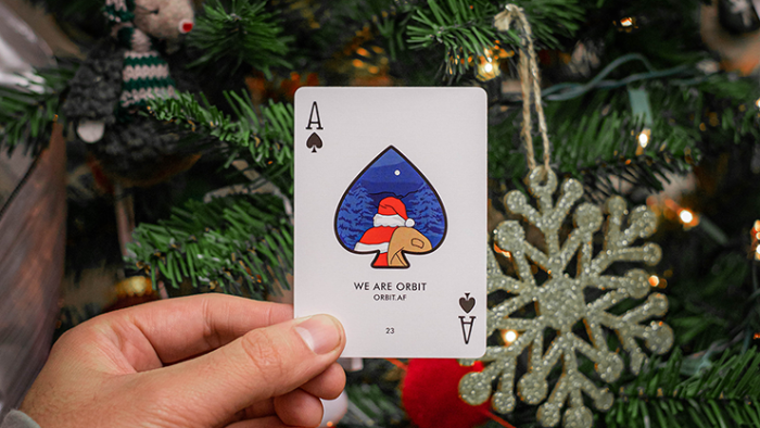 Orbit Christmas Playing Cards - 이미지 5