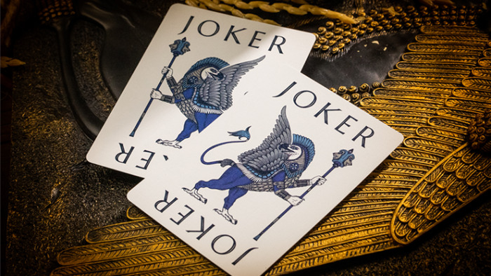 Babylon (Cerulean Blue) Playing Cards by Riffle Shuffle - 이미지 4