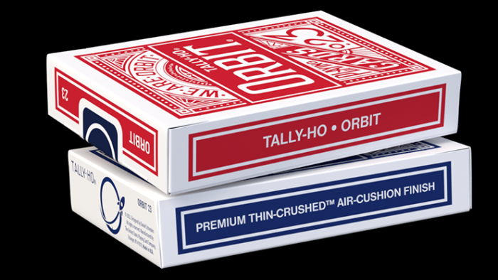 Orbit Tally Ho Circle Back (Red) Playing Cards - 이미지 3