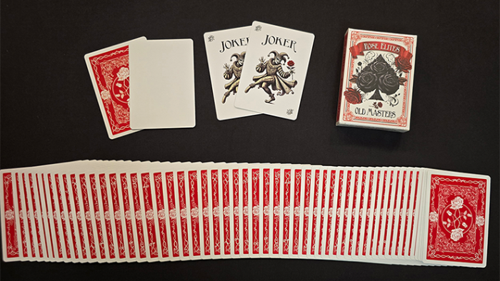 Rose Elites - Old Masters (Red) Playing Cards - 이미지 4