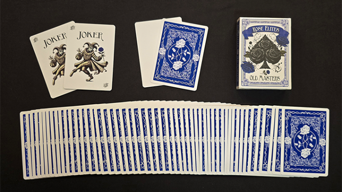 Rose Elites - Old Masters (Blue) Playing Cards - 이미지 4