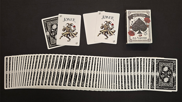 Rose Elites - Old Masters (Black) Playing Cards - 이미지 5