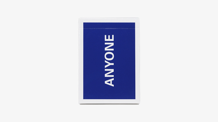 Cap Logo (Navy) ANYONE Playing Cards